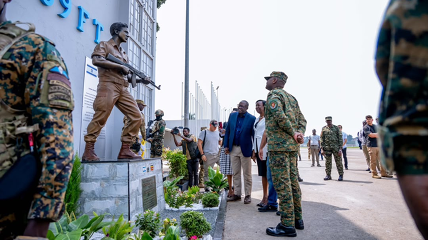 Uganda inaugurates bronze statue of Yonatan Netanyahu