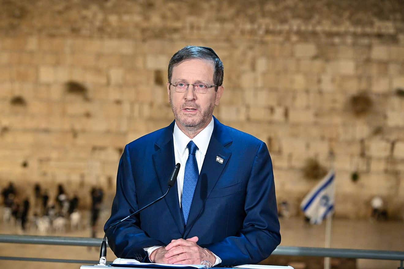 Herzog’s message of support to the Jewish people: Watch