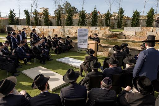 Rabbis from Europe and Israel inaugurate a memorial for the victims of October 7th, in Oporto, Portugal