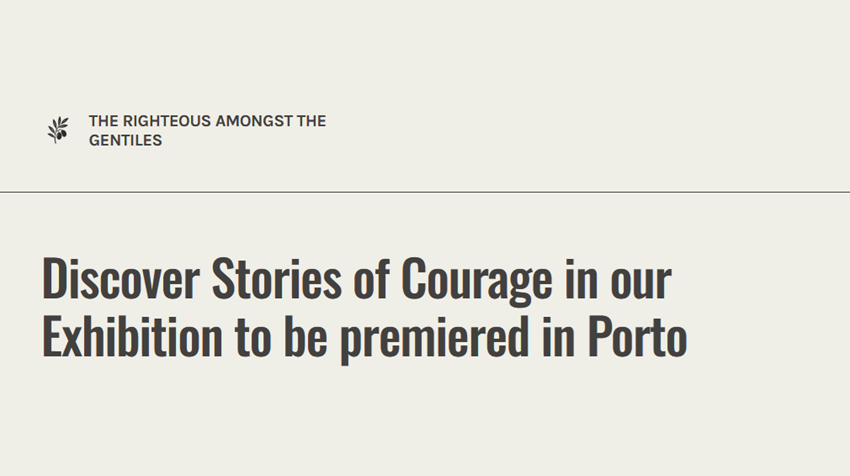 Stories of moral courage come to life in ‘The Righteous’, an exhibition in Porto this November