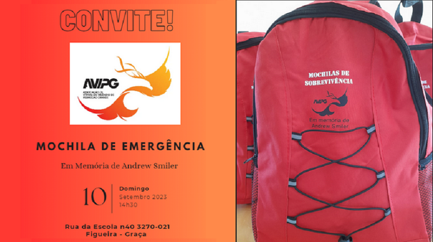 Portuguese Fire Victims Association launches a “survival backpack” in honour of a Jewish thinker
