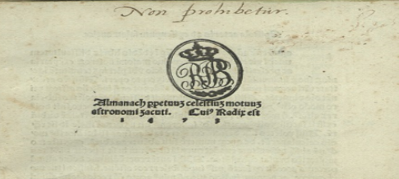 “A Victim of Royal Ingratitude” - On the 1496 printing of R. Zacuto’s Almanach Perpetuum