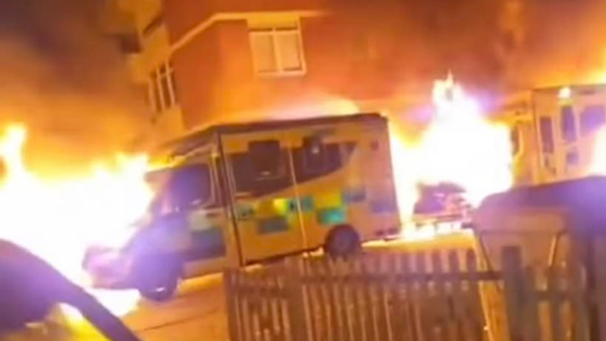 Jewish volunteer Hatzalah ambulances set ablaze in Golders Green, London