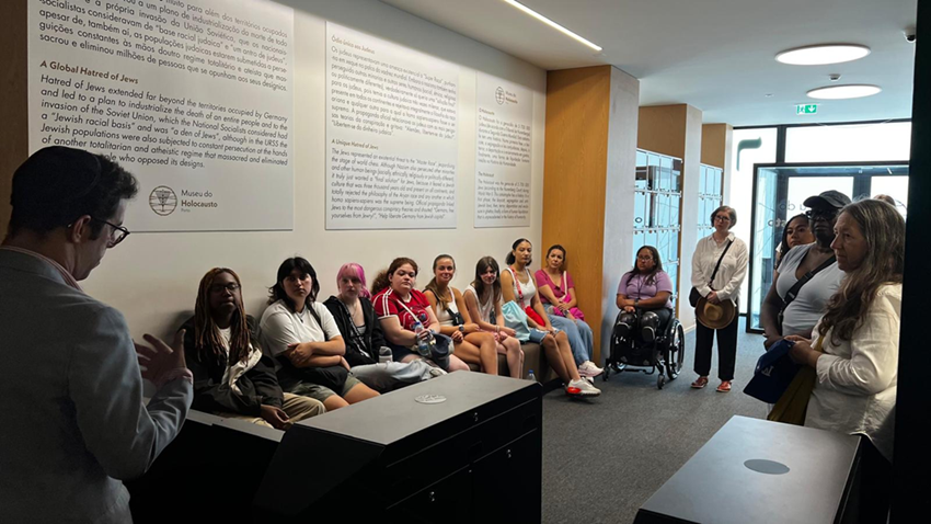 Holocaust Museum of Porto welcomes Psychology students from the College of Coastal Georgia
