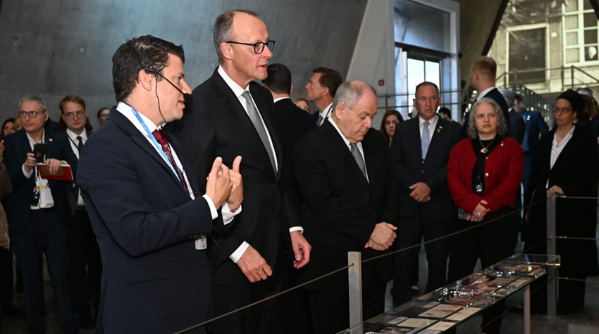 German Chancellor visits Israel and reinforces Germany’s historical commitment