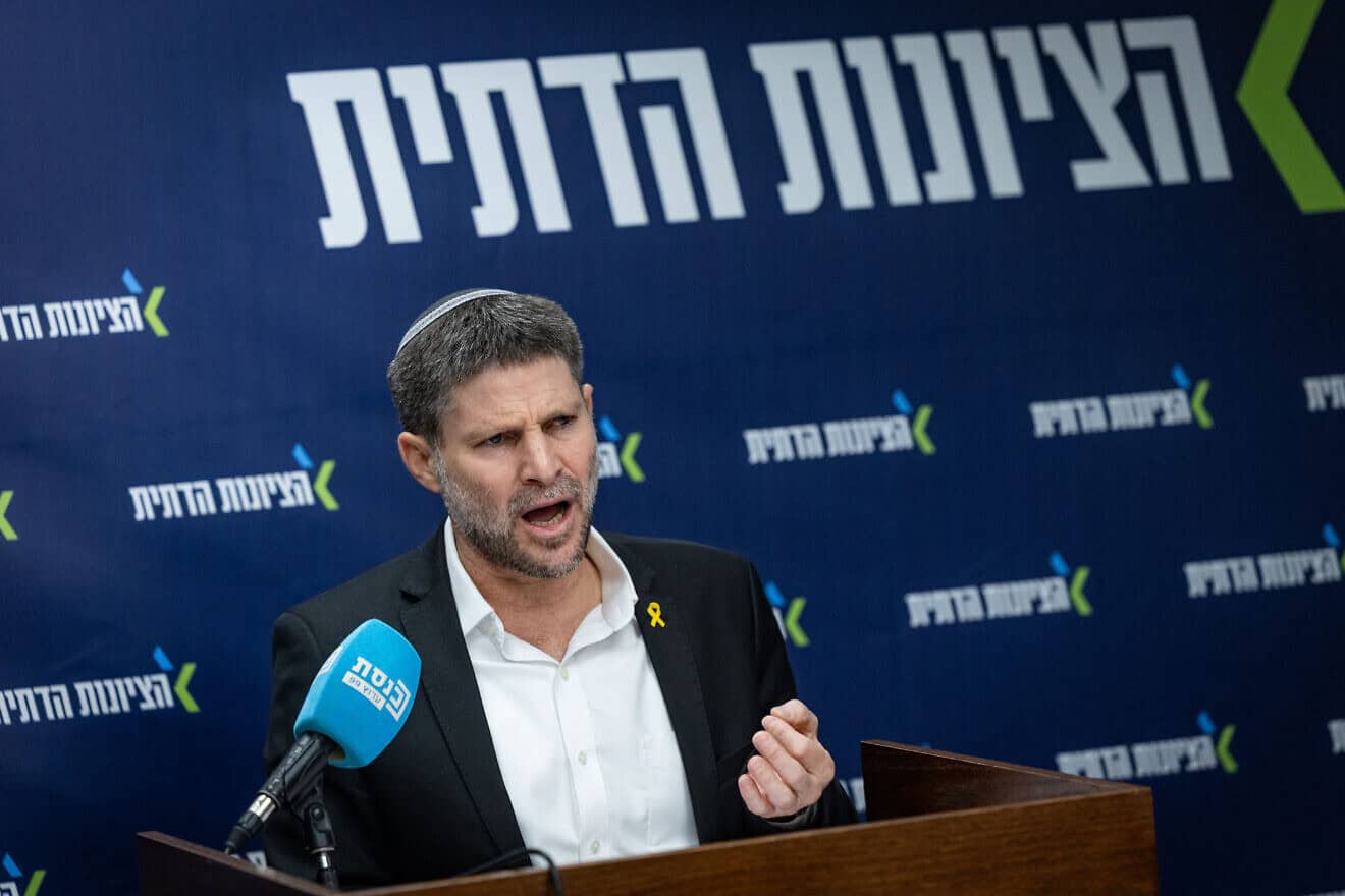 Smotrich: Gaza a ‘time bomb,’ Trump’s call for relocation ‘most realistic solution’