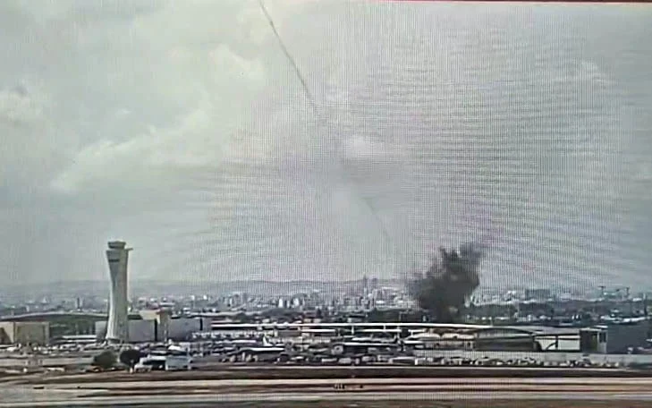 Houthi missile hits grounds of Ben Gurion Airport after interception fails; 6 injured, none seriously