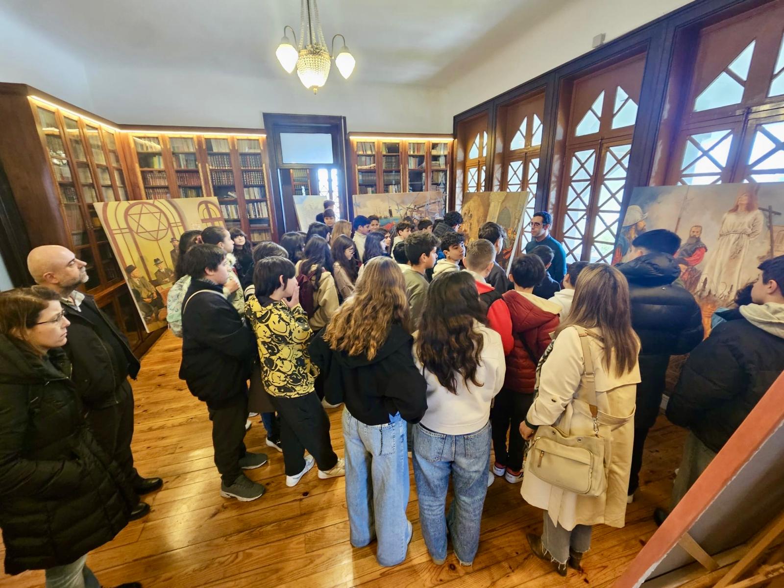 Painting gallery of the Jewish Community of Oporto attracts thousands of young people from schools