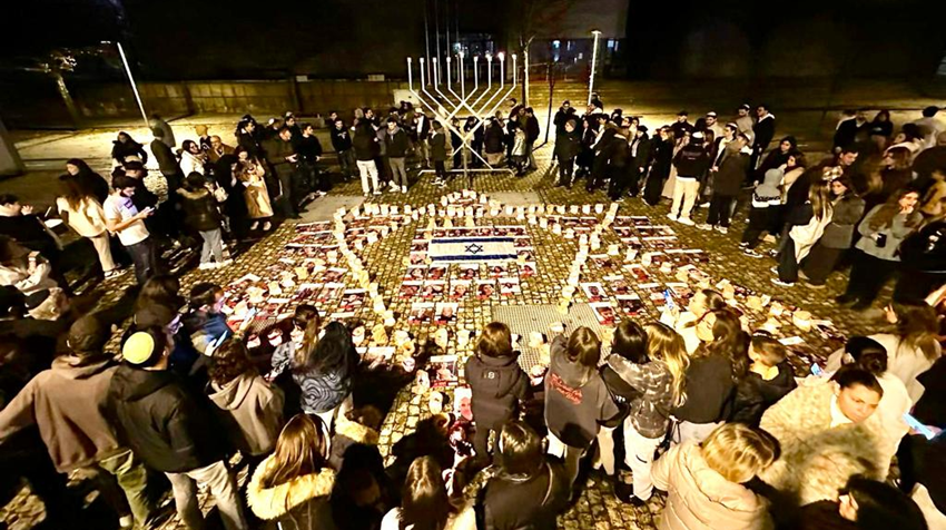Chanukah celebration in Porto remembers victims of the October 7th massacre