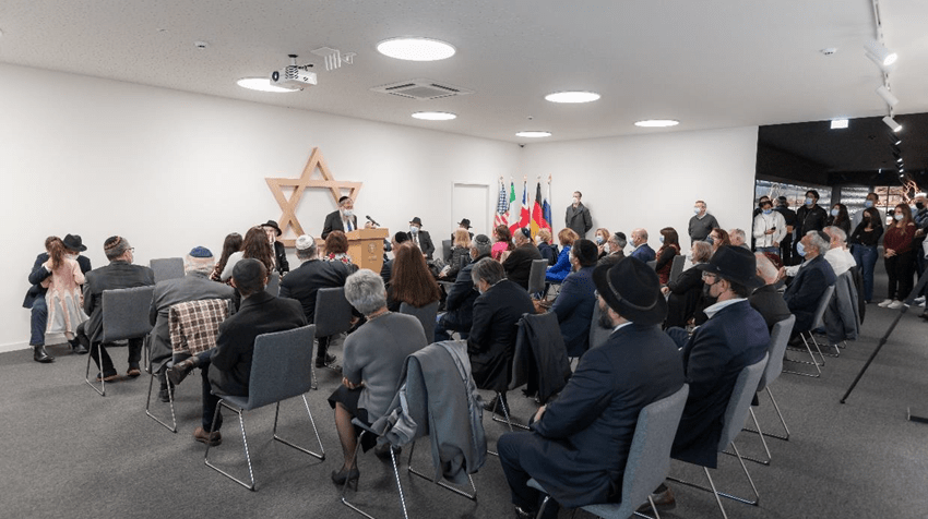 Remembering the meeting of the Portuguese Jewish community at the Holocaust Museum in May 2021