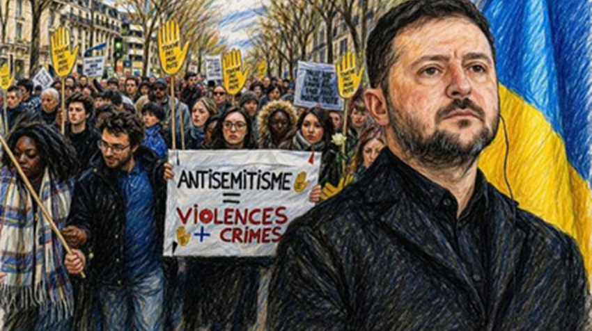 Zelensky Signs Law Against Antisemitism in Ukraine: Up to 8 Years in Prison