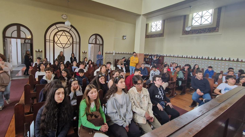 Portuguese students learn how Judaism was a founding factor of the nation