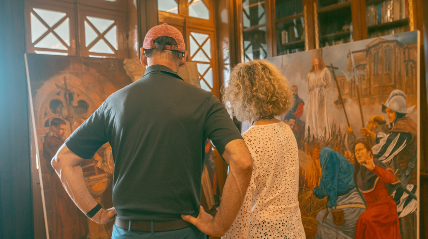 Jewish gallery of Oporto portrays centuries of history in monumental paintings