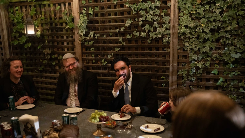 Chabad PR liaison says he hosted Mamdani in his sukkah in personal capacity