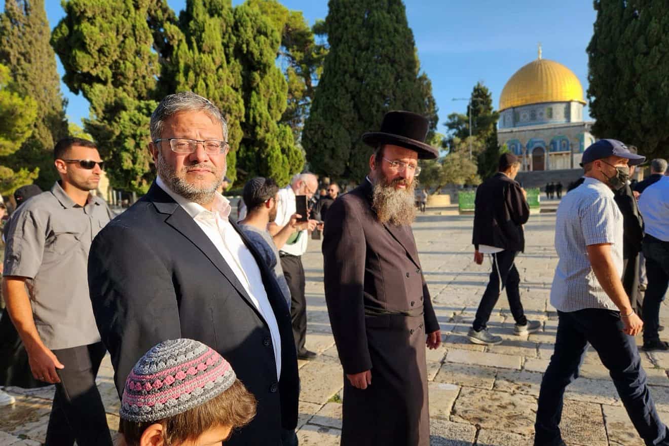 Ben-Gvir ascends Temple Mount for Tisha B’av