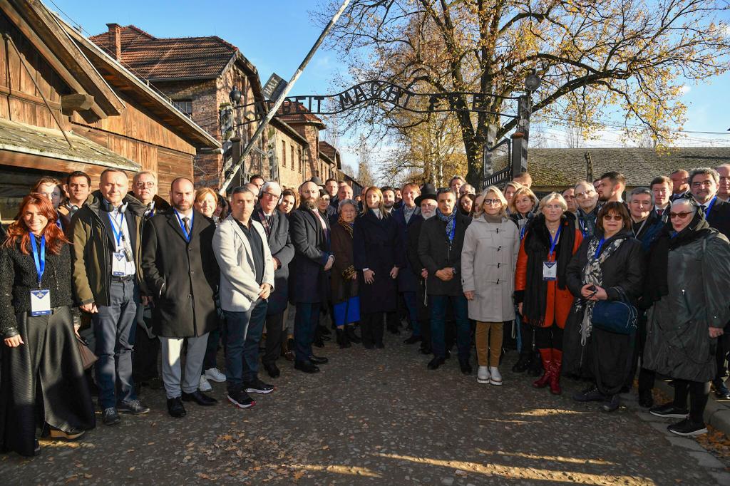 Delegation of the European Jewish Association holds conference in Auschwitz-Birkenau