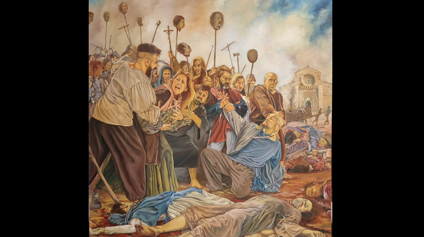 Jewish Museum of Oporto displays painting about the 1506 genocide in Lisbon