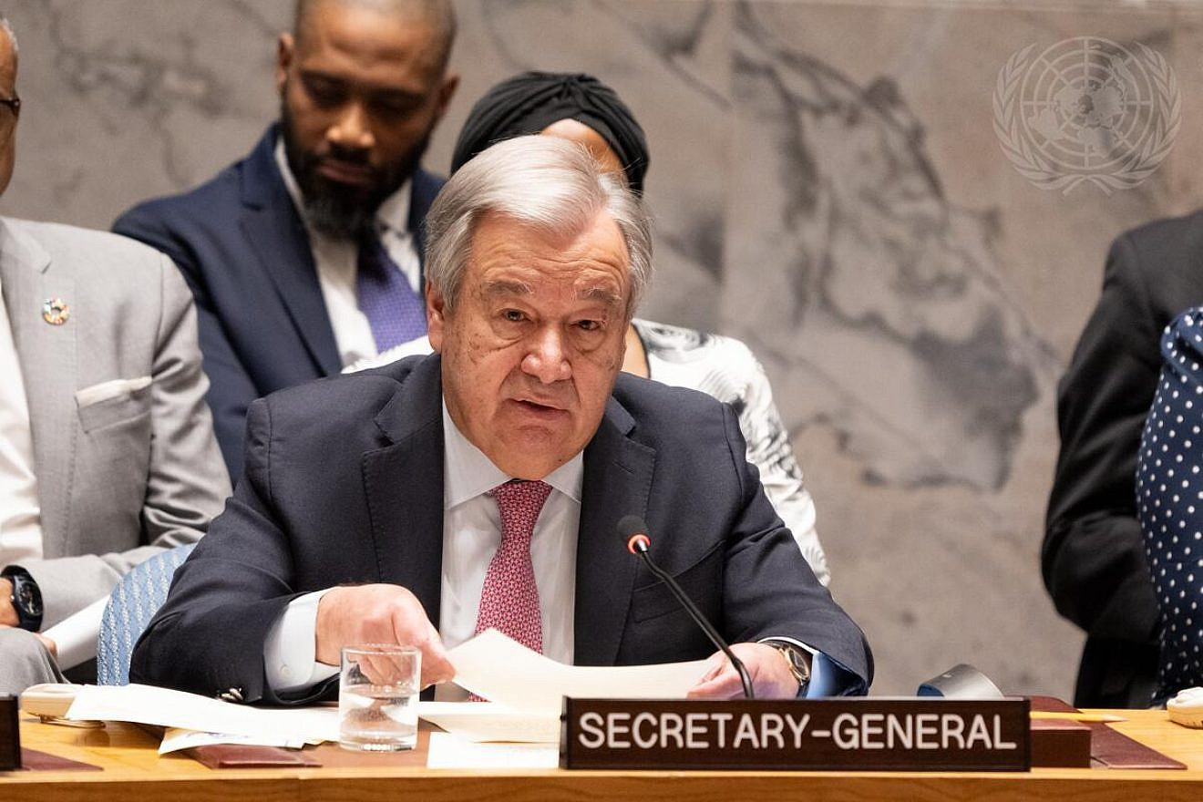 UN chief complains Netanyahu won’t take his calls