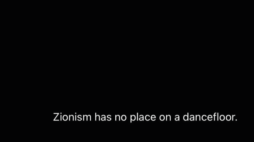 Electronic Music Festival in Portugal declares: “Zionism has no place on a dancefloor