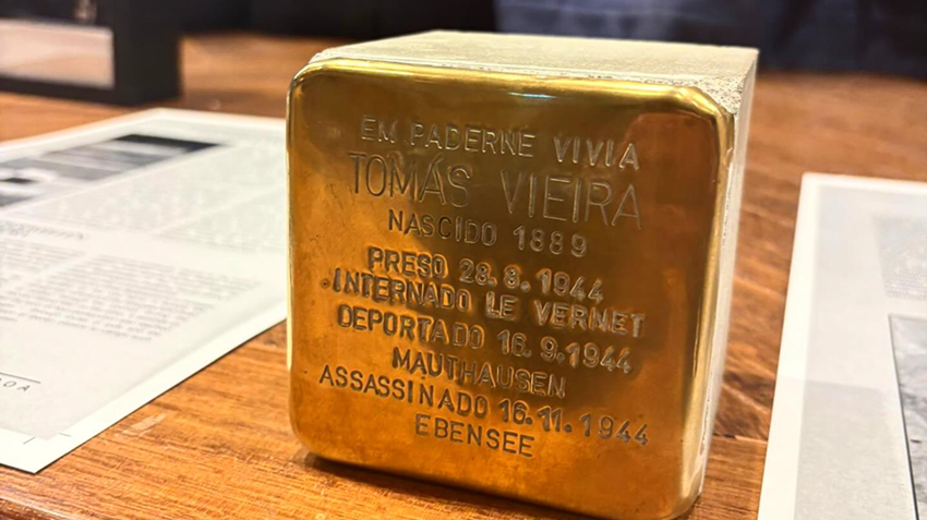 Portugal joins the Stolperstein project and honors victims of Nazism with “memory stones”