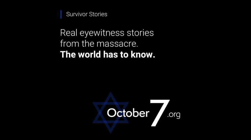 Website publishes testimonies from survivors of the October 7th massacre
